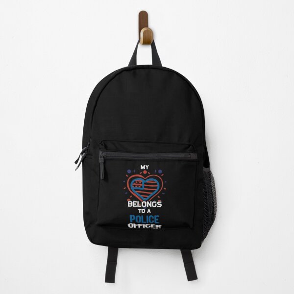 Item preview, My Heart Belongs To Police Officer Law Enforcement designed and sold by Dressed For Duty.