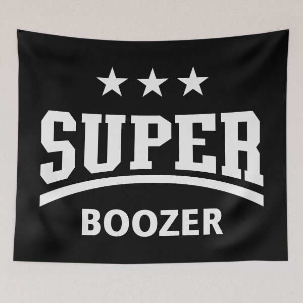 Item preview, Super Boozer (Boozing / Drinking / Alcohol / White) designed and sold by MrFaulbaum.