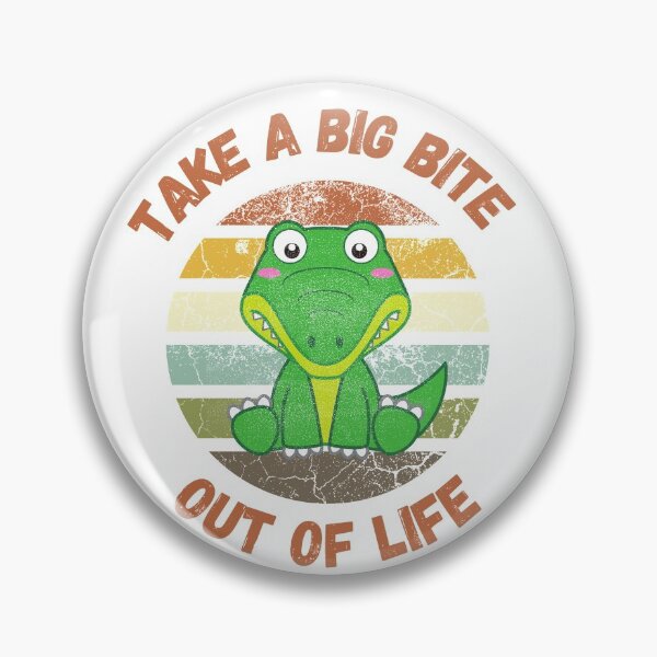 Item preview, Take A Big Bite Out Of Life Alligator designed and sold by LuckyKermit.
