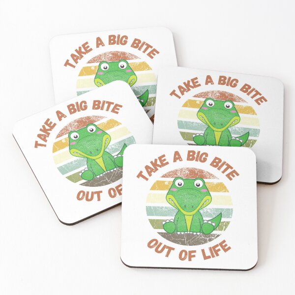 Item preview, Take A Big Bite Out Of Life Alligator designed and sold by LuckyKermit.