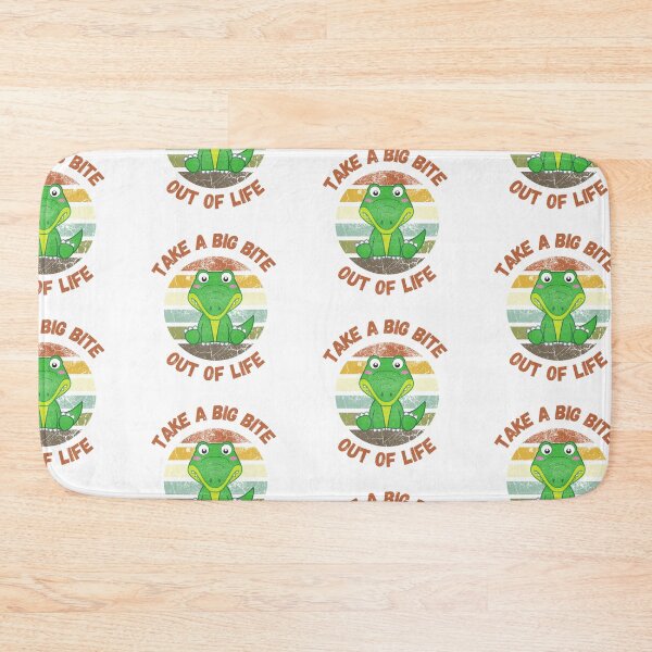 Item preview, Take A Big Bite Out Of Life Alligator designed and sold by LuckyKermit.