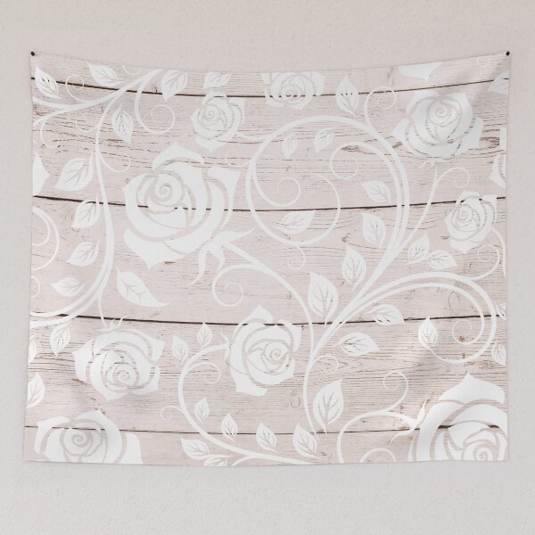 Item preview, Flowers on Wood Background Pattern designed and sold by Vimbuy.