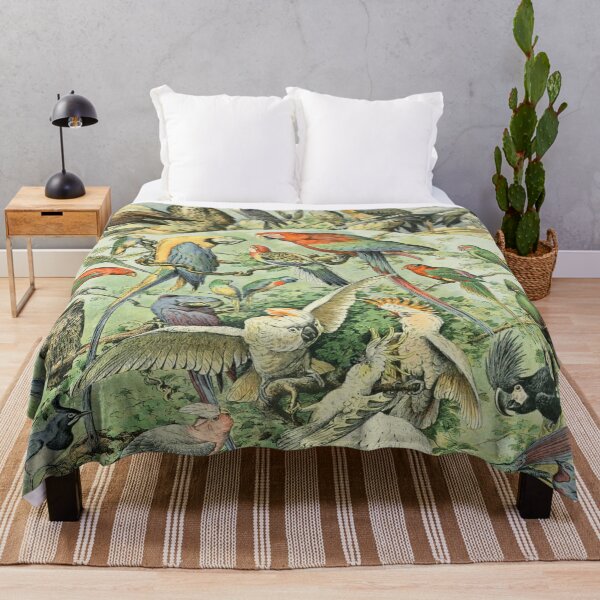 Item preview, Adolphe Millot Oiseaux A - Vintage Birds Enhanced Reproduction designed and sold by molamode.