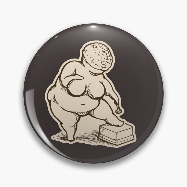 Item preview, Venus of Gillette Willendorf - color sketch designed and sold by Clavinia.