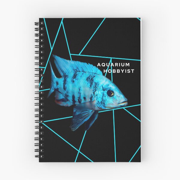 Item preview, Blue Peacock Cichlid Black Background designed and sold by GFishy.