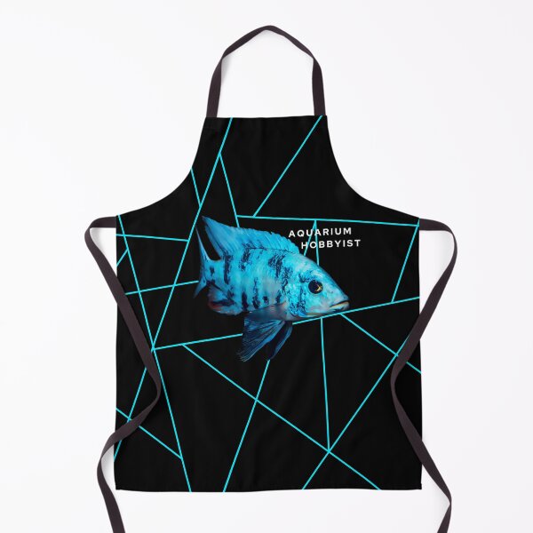Item preview, Blue Peacock Cichlid Black Background designed and sold by GFishy.