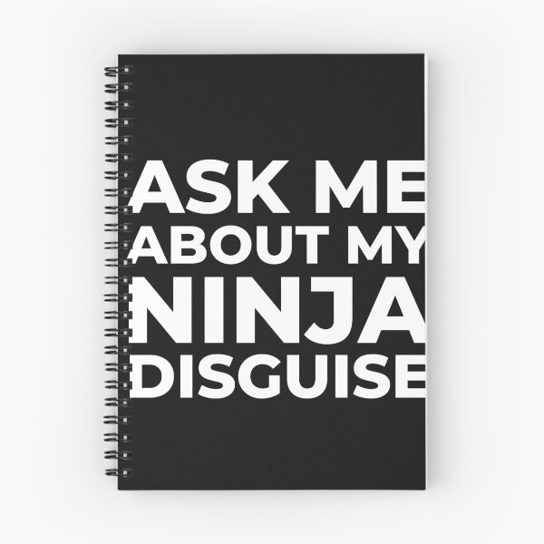 Item preview, Mens Ask Me About My Ninja Disguise T Shirt Funny Costume Graphic Humor Tee designed and sold by world-of-things.