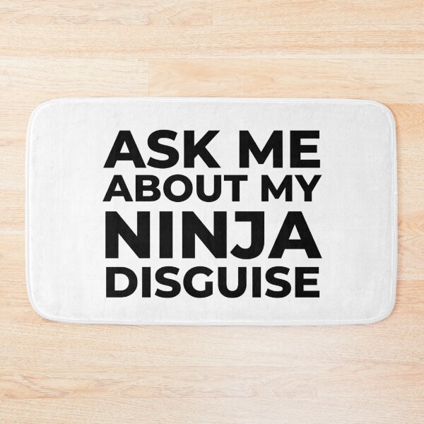 Item preview, Mens Ask Me About My Ninja Disguise T Shirt Funny Costume Graphic Humor Tee designed and sold by world-of-things.