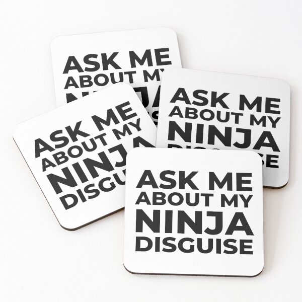 Item preview, Mens Ask Me About My Ninja Disguise T Shirt Funny Costume Graphic Humor Tee designed and sold by world-of-things.