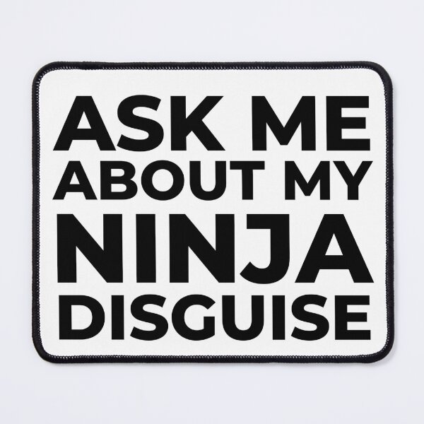 Item preview, Mens Ask Me About My Ninja Disguise T Shirt Funny Costume Graphic Humor Tee designed and sold by world-of-things.