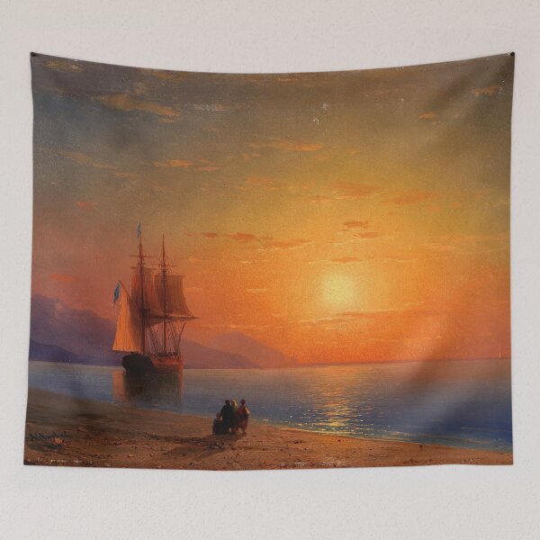 Item preview, Seascape, by Ivan Konstantinovich Aivazovsky designed and sold by Irina Polyanskaya.