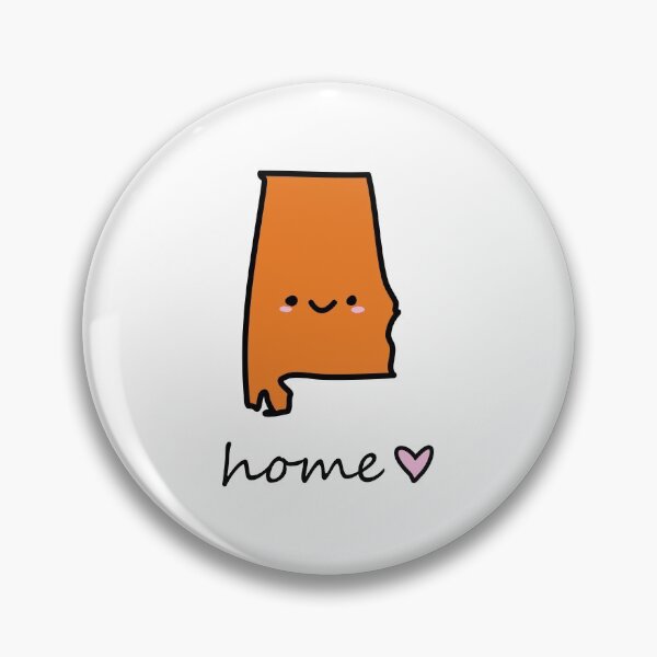 Item preview, cute smiley Alabama home lettering Auburn colors designed and sold by Maple Design Studio.