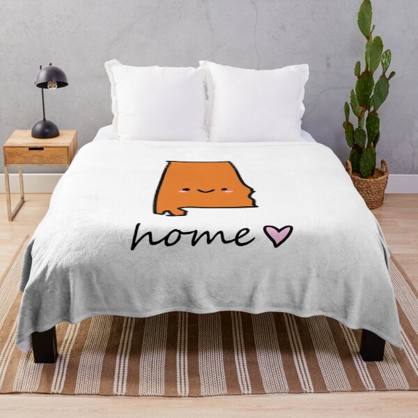 Item preview, cute smiley Alabama home lettering Auburn colors designed and sold by Maple Design Studio.