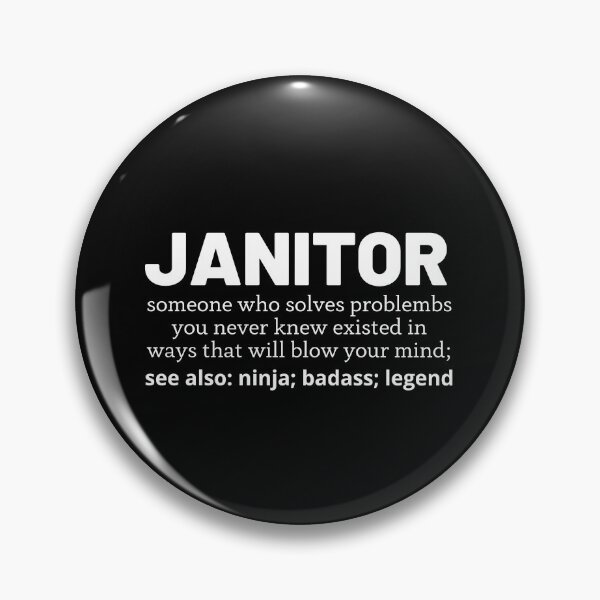 Item preview, janitor designed and sold by T-shirtgallery.