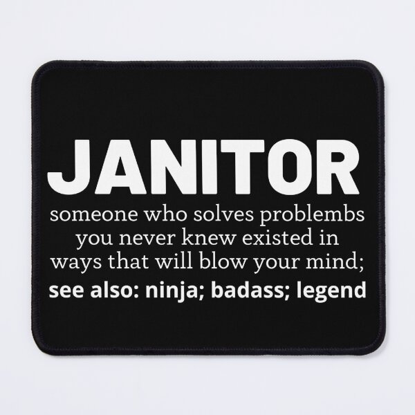 Item preview, janitor designed and sold by T-shirtgallery.