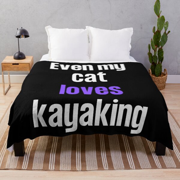 Item preview, Even my cat loves kayaking designed and sold by TheGreenGoat.