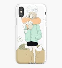 winter flock. iPhone Case
