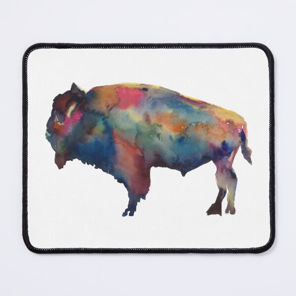 Item preview, Bison Buffalo Western Art Watercolor designed and sold by MB Cunningham.
