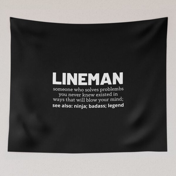 Item preview, lineman designed and sold by T-shirtgallery.