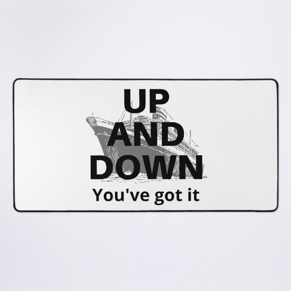 Item preview, UP AND DOWN you’ve got it designed and sold by Alan Bragalini.