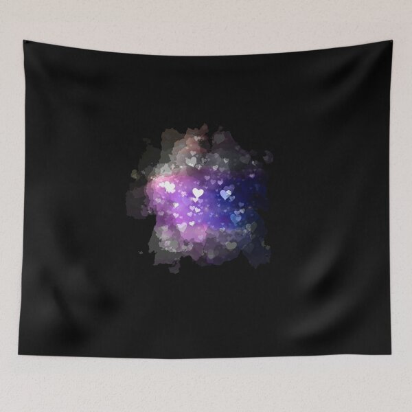 Item preview, Watercolour Small Dreamy Hearts in Purple, Pink and Blue designed and sold by Trinket-Trickster.