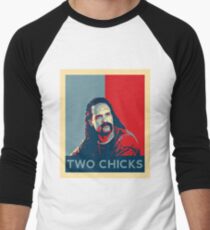 Men's Office Space Neighbor Lawrence - Two Chicks Same Time Men's Baseball ¾ T-Shirt