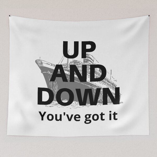 Item preview, UP AND DOWN you’ve got it designed and sold by Alan Bragalini.