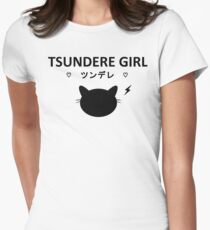 ♥ Tsun Catdere ♥ Women's Fitted T-Shirt