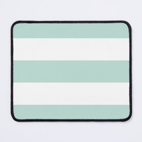 Item preview, Large MINT GREEN and WHITE HORIZONTAL STRIPES designed and sold by RachelMacht.