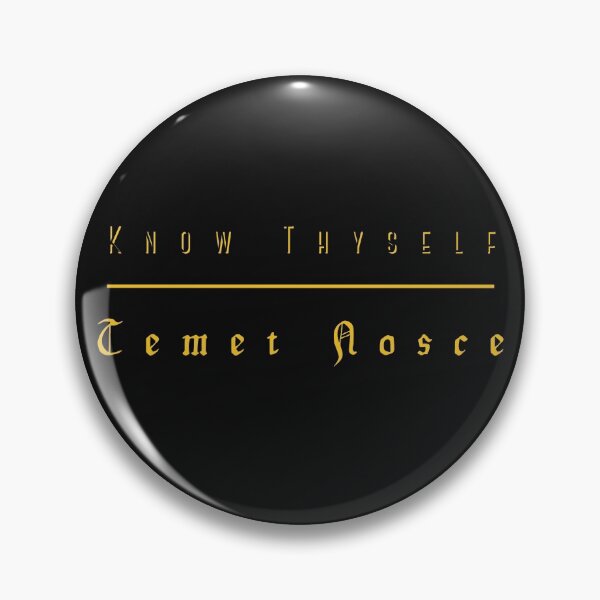 Item preview, Know Thyself -Temet Nosce Latin Yellow Design Mindfulness Self-Awareness designed and sold by LGbubble.