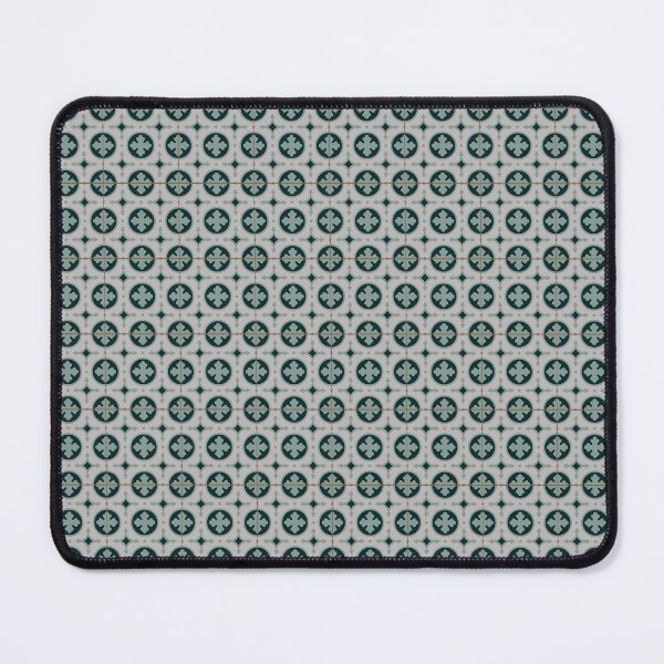 Item preview, Green Lisbon Portugal tile pattern designed and sold by arkantus.