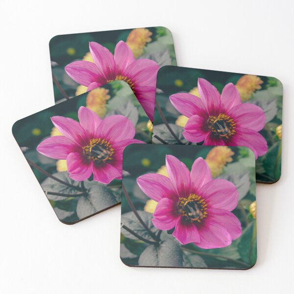 Item preview, Cute bumblebee on a pink flower designed and sold by chiaravisuals.