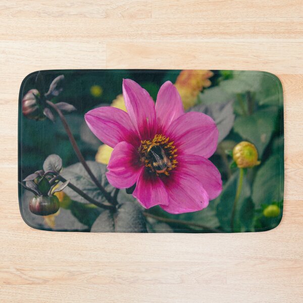Item preview, Cute bumblebee on a pink flower designed and sold by chiaravisuals.