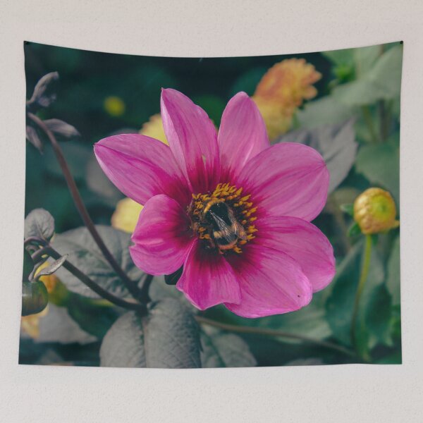 Item preview, Cute bumblebee on a pink flower designed and sold by chiaravisuals.