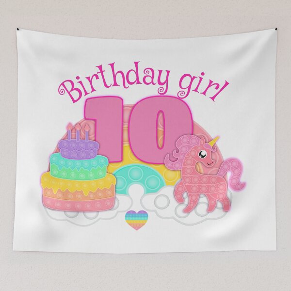 Item preview, Birthday girl 10 Pop it designed and sold by TanyaRe.