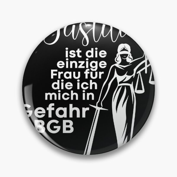 Item preview, Justitia is the only woman funny Jura saying designed and sold by PlatonisDesign.