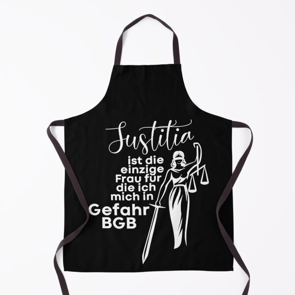 Item preview, Justitia is the only woman funny Jura saying designed and sold by PlatonisDesign.