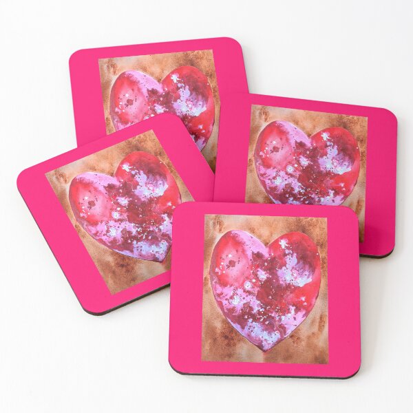 Item preview, Pink Heart Exploding designed and sold by Laura King  Fine Arts.