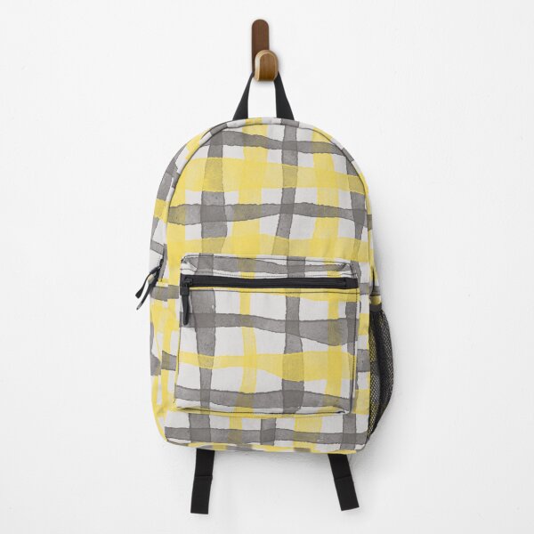 Item preview, Warped Gray and Yellow Plaid designed and sold by TanglePatch.