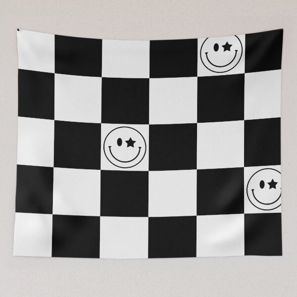 Item preview, Checker Pattern Black and White Preppy Aesthetic designed and sold by ind3finite.