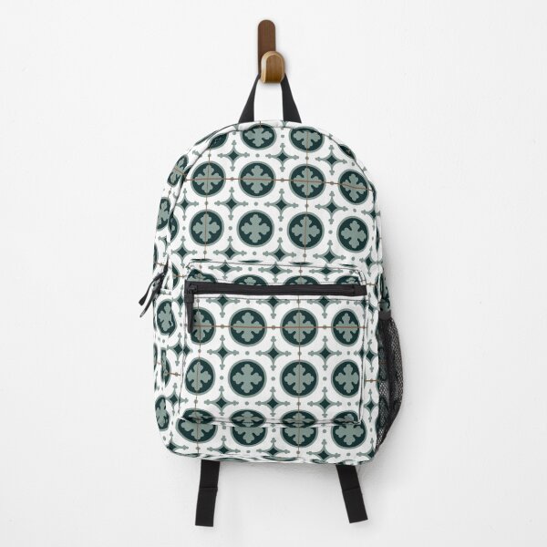Item preview, Green Lisbon Portugal tile pattern designed and sold by arkantus.