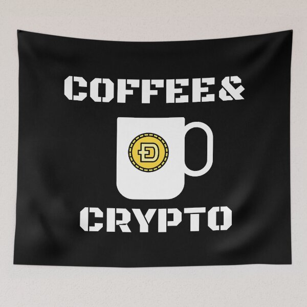 Item preview, Coffee and Crypto Crypto currency HODL Gift idea designed and sold by BronikowskiART.