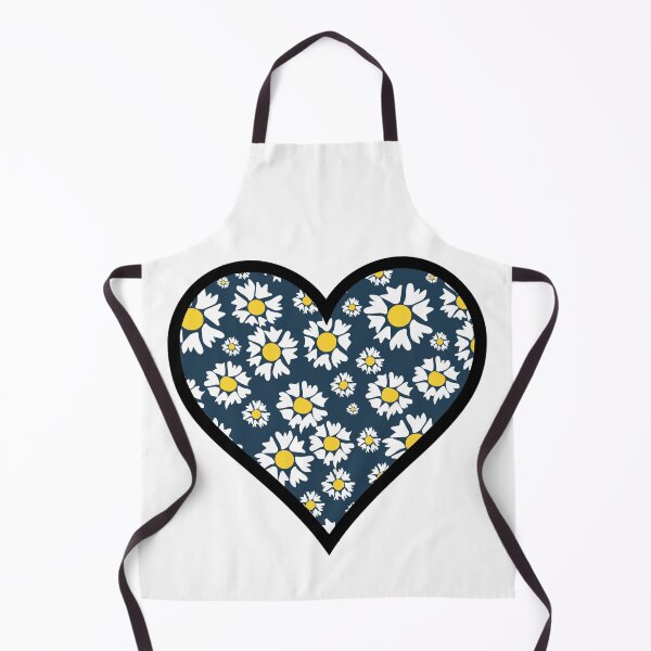 Item preview, Daisy Floral Patterned Heart designed and sold by BuzzySpaceBee.
