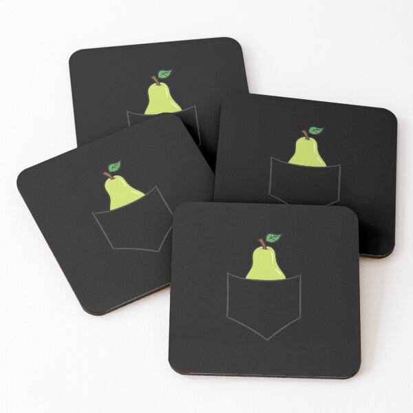 Item preview, Pear - In breast pocket / shirt pocket designed and sold by Mohja-Design.
