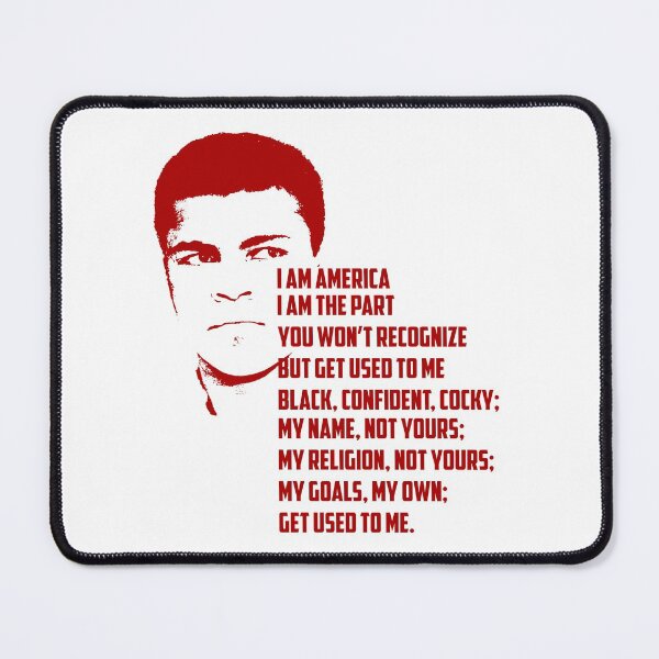 Item preview, I Am America Quote by Muhammad Ali designed and sold by geoji.