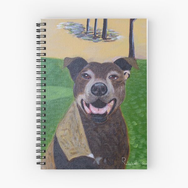 Item preview, brown staffie dog designed and sold by Rebekah Gavra.