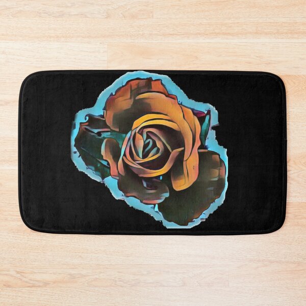 Item preview, Orange and Turquoise Blue Rose designed and sold by JuleZ54.