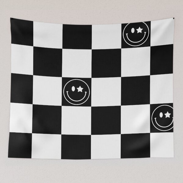 Item preview, Aesthetic Black and White Checker Pattern designed and sold by ind3finite.