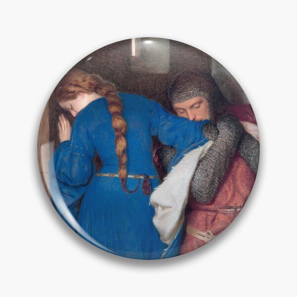 Item preview, Hellelil and Hildebrand, The Meeting on the Turret Stairs (1864) - Frederic William Burton designed and sold by SALON DES ARTS.