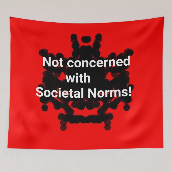 Item preview, Not concerned with societal norms designed and sold by RollingthatD20.